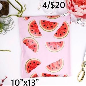 4/$20 -🍉20 watermelon Poly mailers 10”x13”